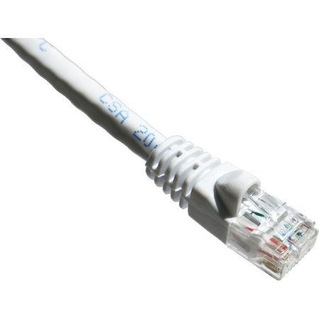 Axiom 100FT CAT5E 350mhz Patch Cable Molded Boot (White) - TAA Compliant