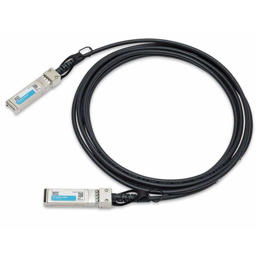 Approved Networks 25GBASE SFP28 Passive Direct Attach Copper (DAC) Cable