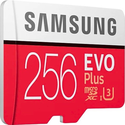 Samsung EVO Plus 256 GB Class 10/UHS-I (U3) microSDXC