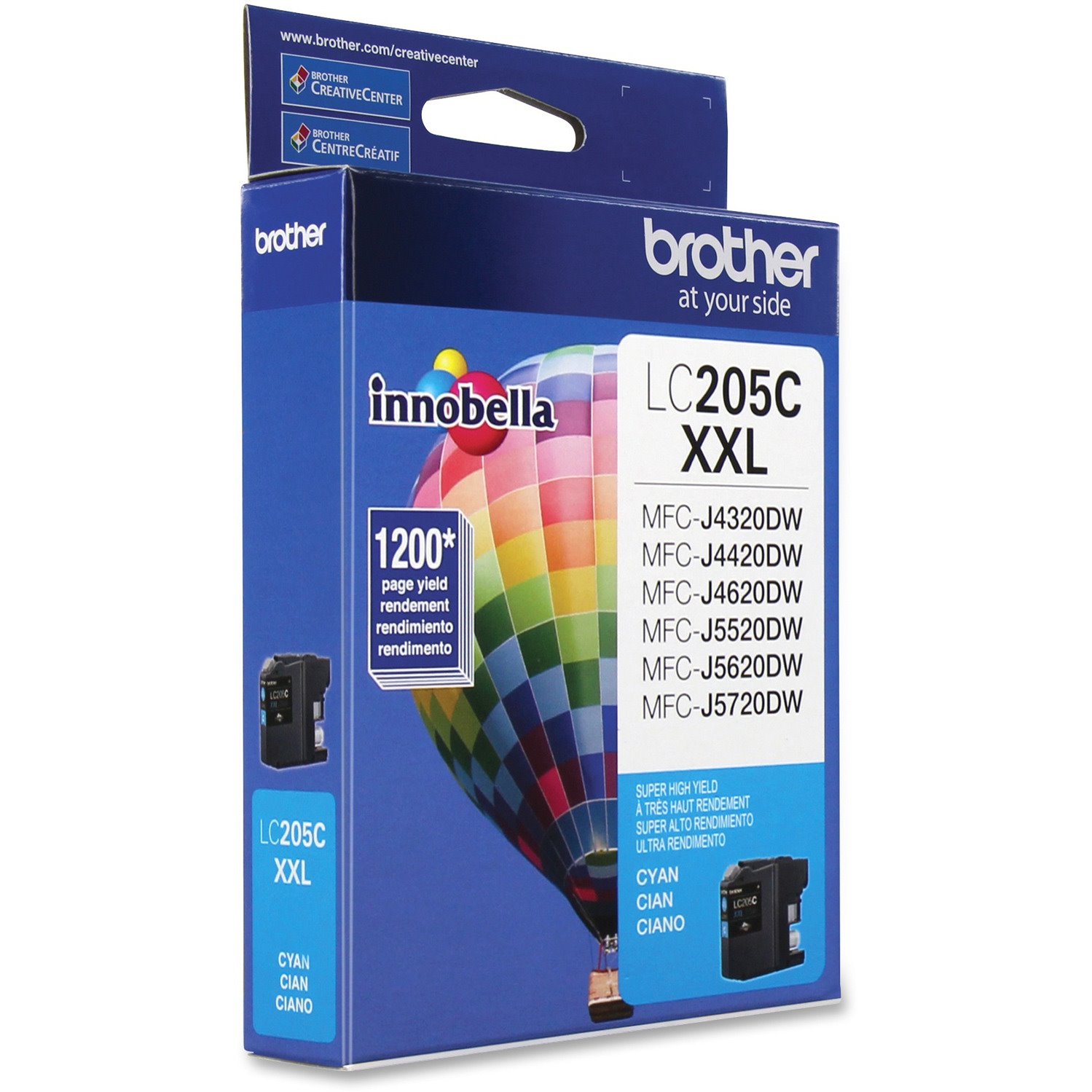 Brother Genuine Innobella LC205C Super High Yield Cyan Ink Cartridge