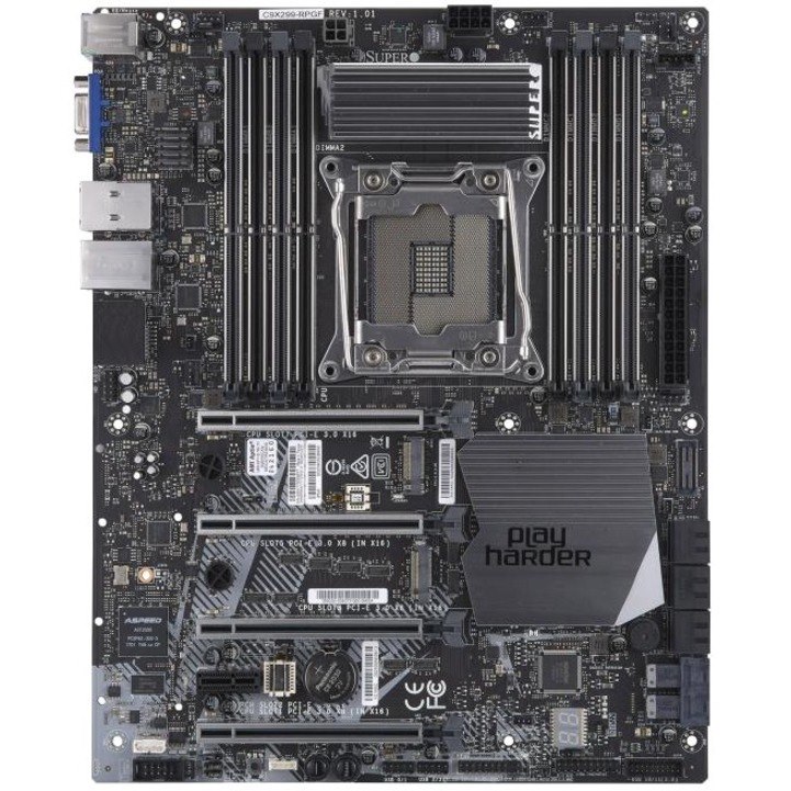 Supermicro C9X299-RPGF Desktop Motherboard - Intel X299 Chipset - Socket R4 LGA-2066 - Intel Optane Memory Ready - ATX