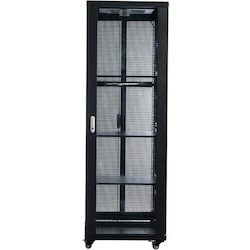 Serveredge 37U Floor Standing Rack Cabinet for Server - Black