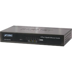 Planet GSD-803 8 Ports Ethernet Switch - Gigabit Ethernet - 10/100/1000Base-TX
