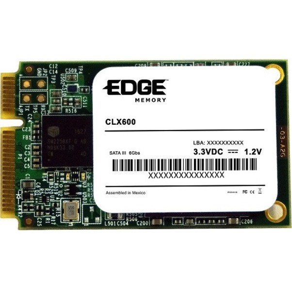 EDGE CLX600 500 GB Solid State Drive - mSATA (MO-300) Internal - SATA (SATA/600) - TAA Compliant