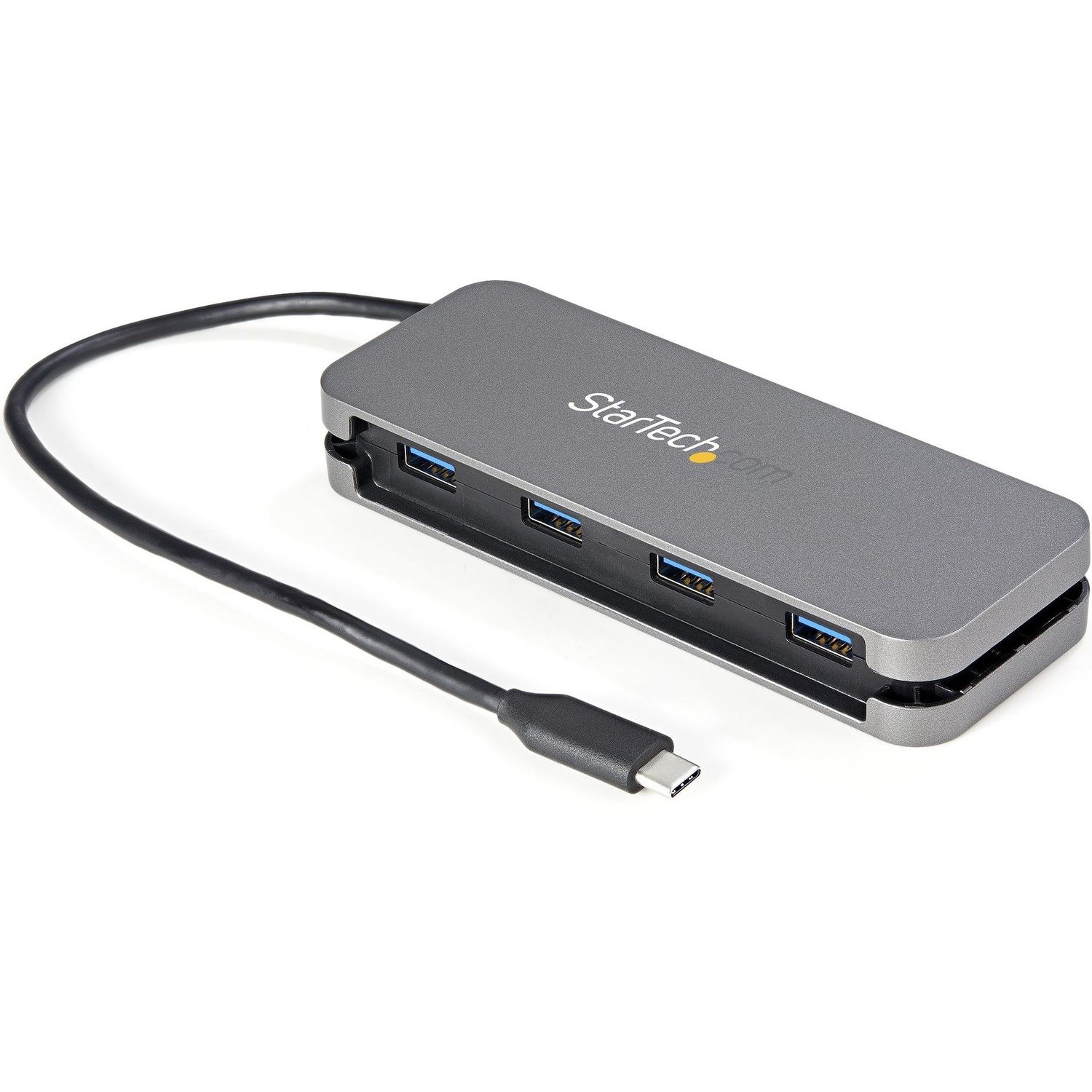StarTech.com USB Hub - USB 3.2 (Gen 1) Type C - Portable - Black, Space Gray