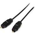 StarTech.com Digital SPDIF audio cable (optical) - TOSLINK (M) - TOSLINK (M) - fiber optic - 10 ft