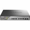 D-Link DSS-200G 8 Ports Manageable Ethernet Switch - Fast Ethernet, Gigabit Ethernet - 10/100/1000Base-T, 1000Base-X