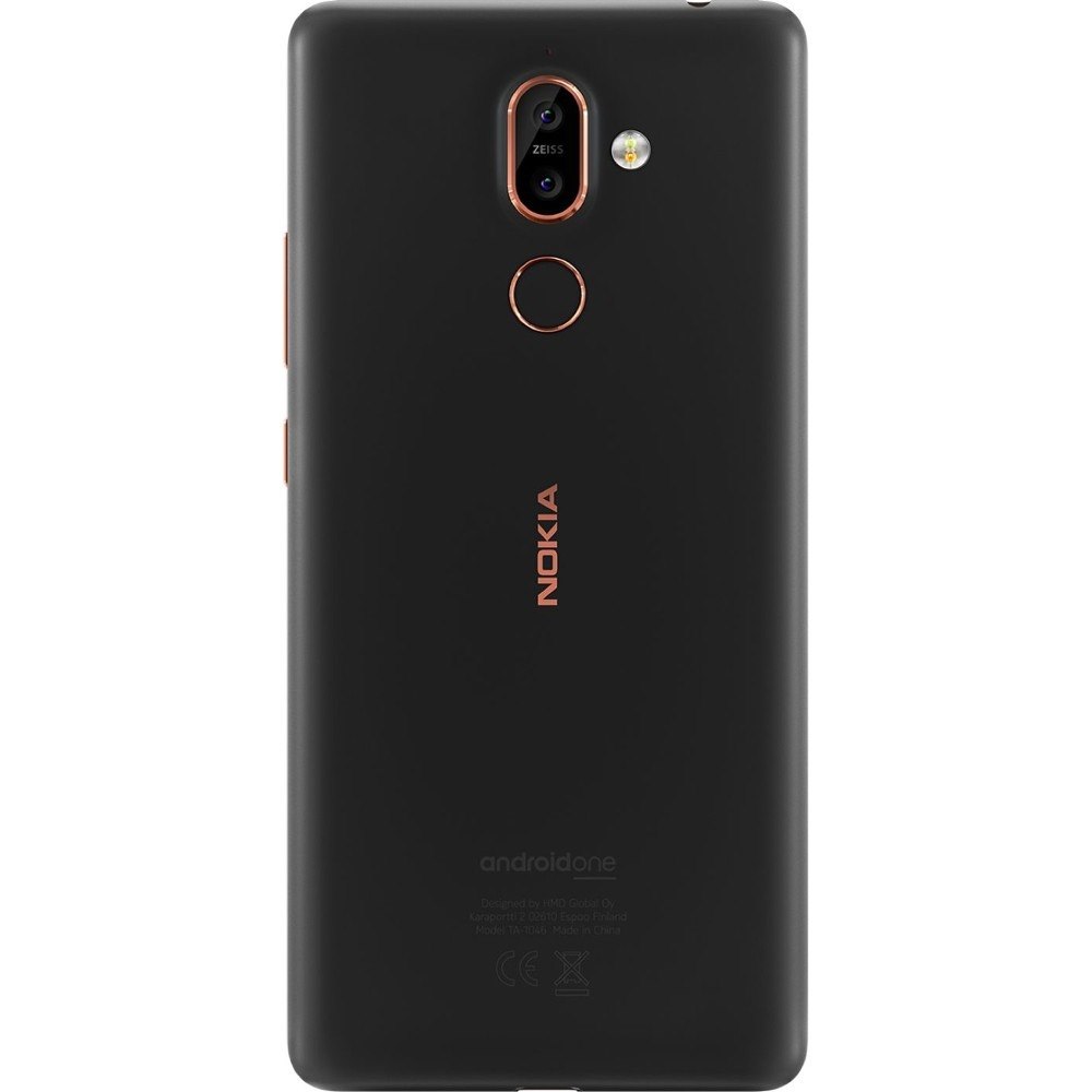 Nokia 7 Plus 64 GB Smartphone - 15.2 cm (6") LCD Full HD Plus 2160 x 1080 - 4 GB RAM - Android 8.0 Oreo - 4G - Black