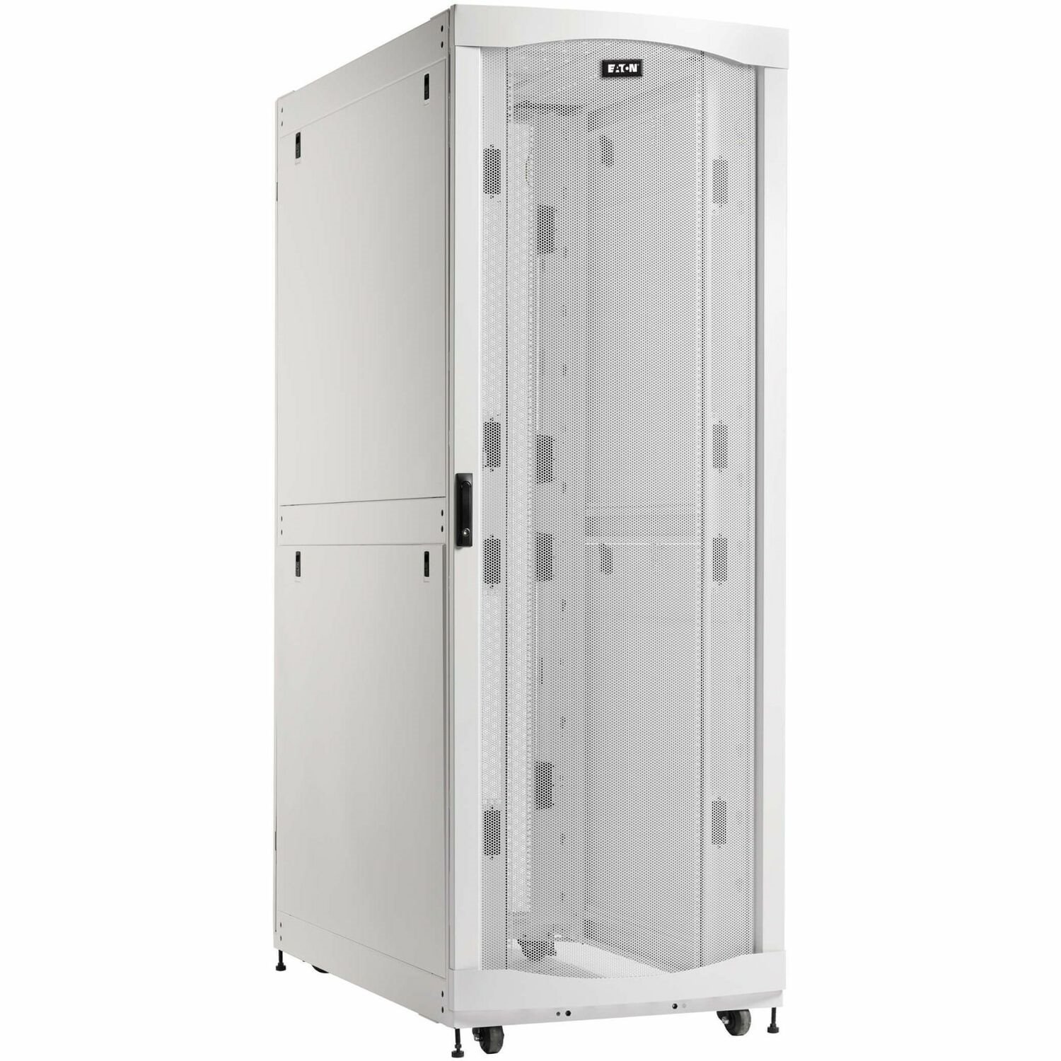 Eaton SmartRack 48U Extra-Deep Extra-Wide Heavy-Duty Rack Enclosure Cabinet for AI Servers, White