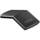 Lenovo YOGA Mouse/Presentation Pointer - Bluetooth/Radio Frequency - USB - Optical - 4 Button(s) - Shadow Black