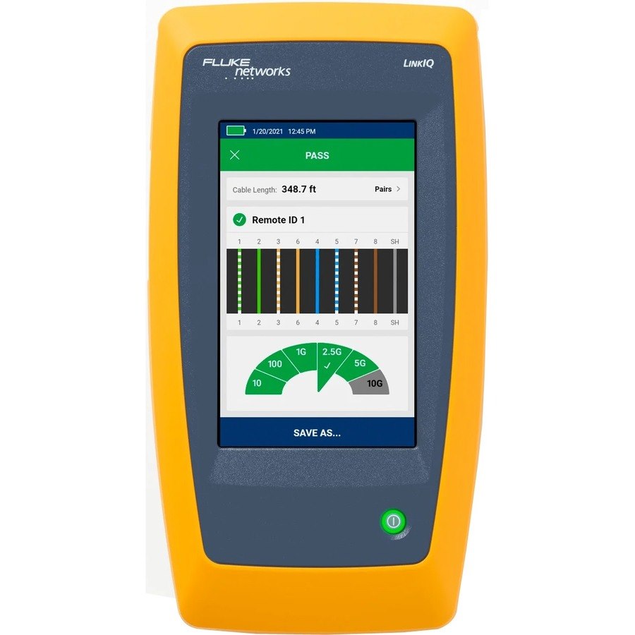 Fluke Networks LinkIQ Cable + Network Tester