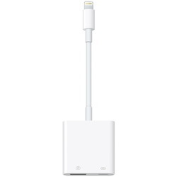 Apple Lightning/USB Data Transfer Cable for iPad, Digital Camera - 1