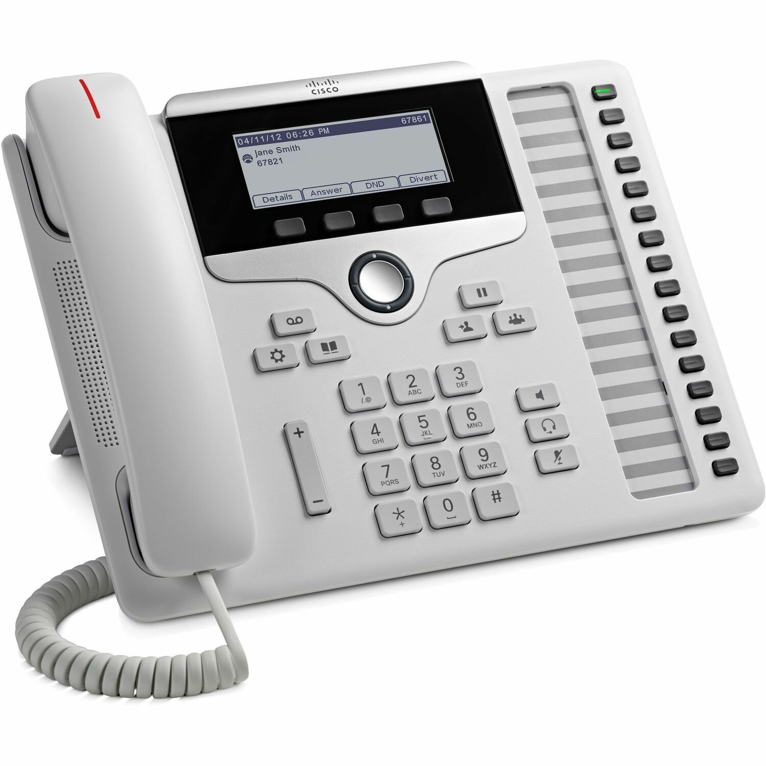 Cisco 7861 IP Phone - Refurbished - Corded - Wall Mountable - White