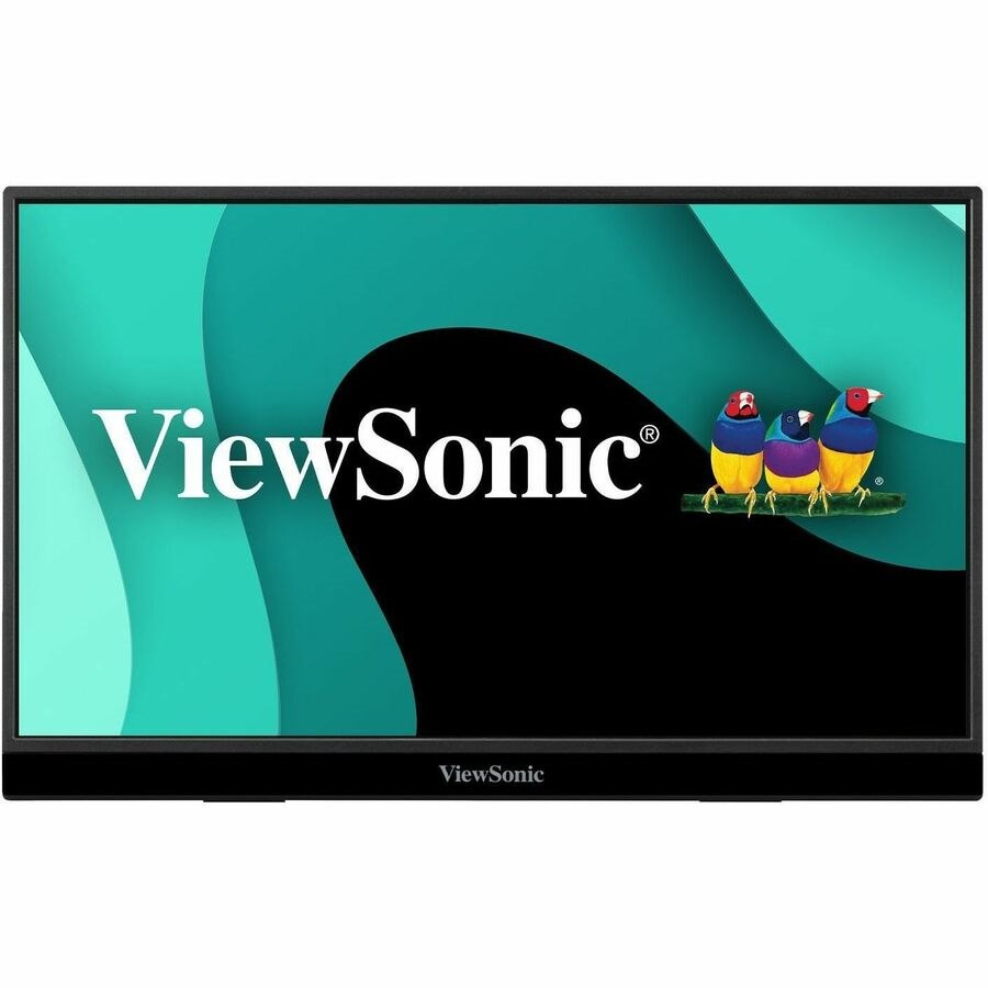 ViewSonic VX1655 15.6 Inch 1080p FHD Portable LED IPS Monitor with 2 Way Powered 60W USB C, Mini HDMI, Dual Speakers, and Built-in Stand with Tripod Mount