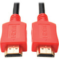 Eaton Tripp Lite Series High-Speed HDMI Cable, Digital Video and Audio, UHD 4K (M/M), Red, 6 ft. (1.83 m)