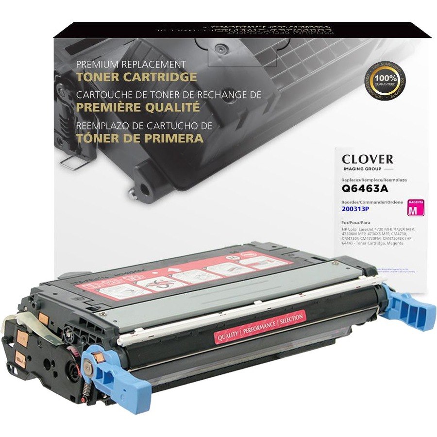 Clover Technologies Remanufactured Laser Toner Cartridge - Alternative for HP 644A (Q6463A) - Magenta Pack