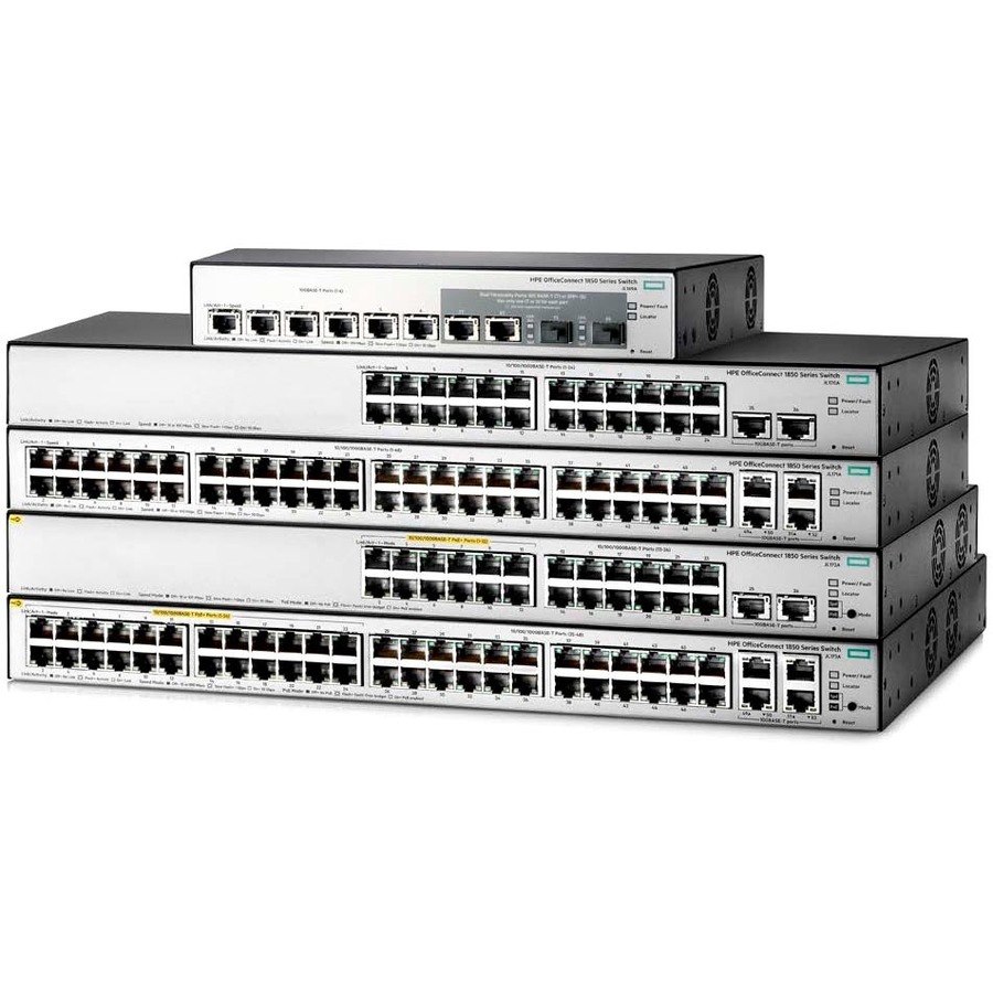 HPE OfficeConnect 1850 1850 6XGT and 2XGT/SPF+ 8 Ports Manageable Ethernet Switch - 10 Gigabit Ethernet - 10GBase-T, 10GBase-X