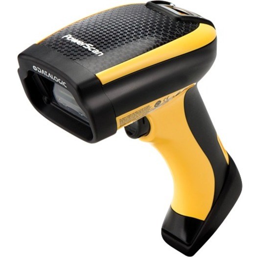 Datalogic PowerScan PD9130-K2 Handheld Barcode Scanner Kit - Cable Connectivity - Yellow