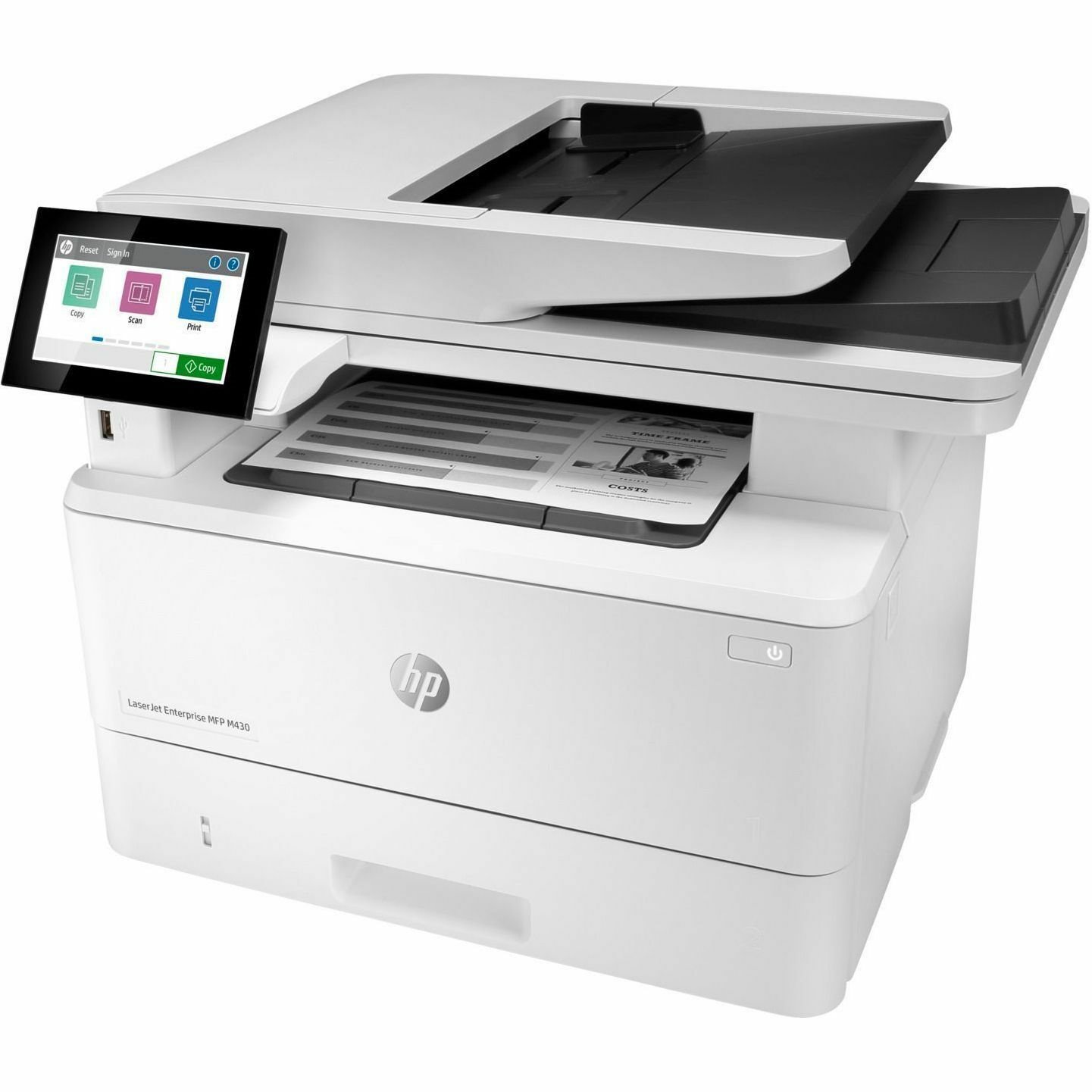 HP LaserJet Enterprise M430f Wired Laser Multifunction Printer - Refurbished - Monochrome