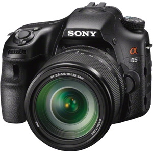 Sony alpha SLT-A65VM 24.3 Megapixel Mirrorless Camera with Lens - 0.71" - 5.31" - Black