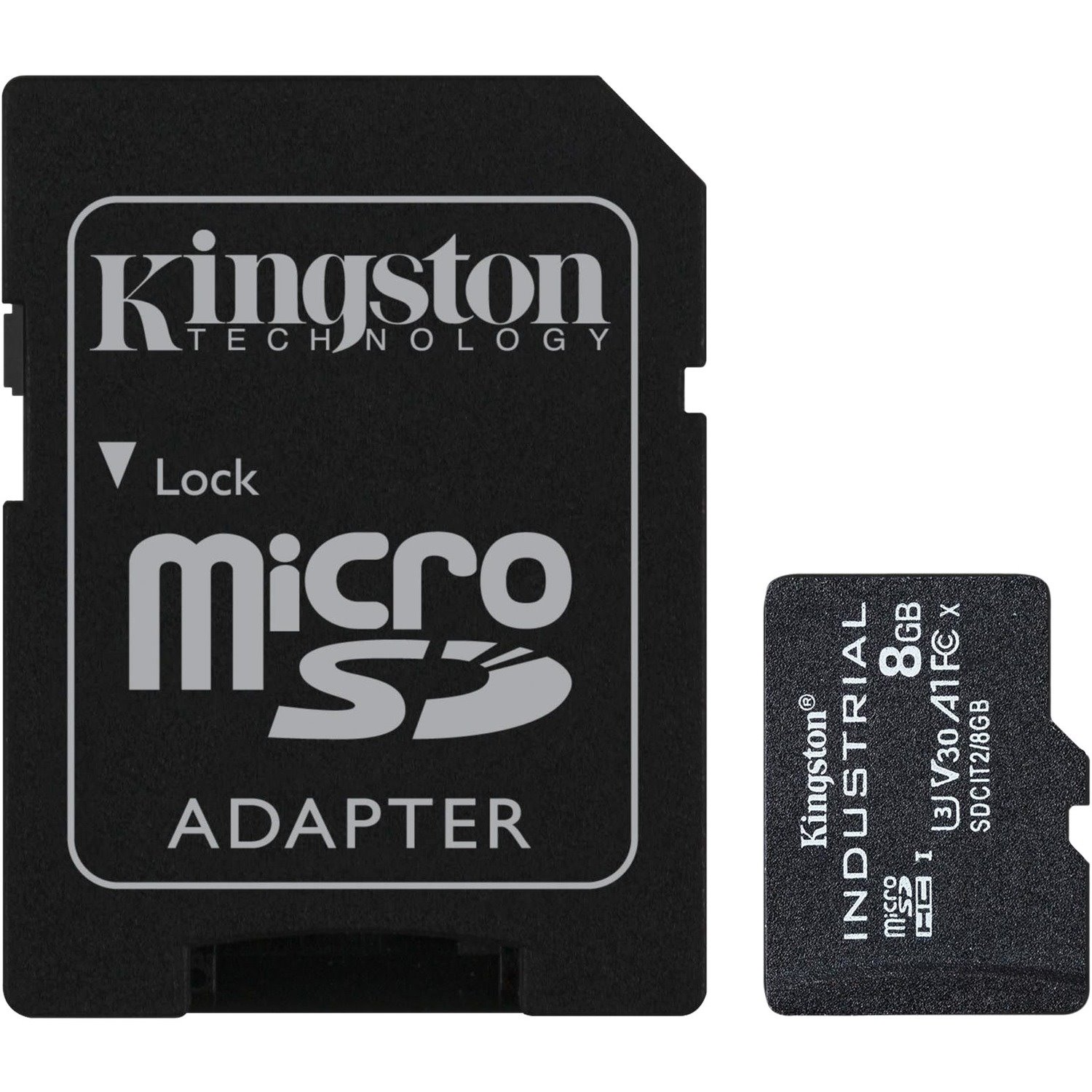 Kingston Industrial 8 GB Class 10/UHS-I (U3) V30 microSDHC