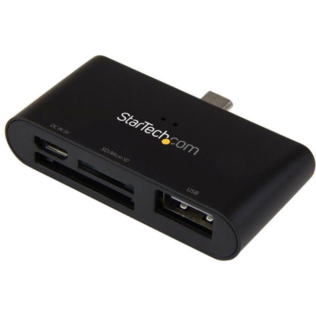 StarTech.com On-the-Go USB card reader for mobile devices - supports SD & Micro SD cards