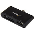StarTech.com On-the-Go USB card reader for mobile devices - supports SD & Micro SD cards