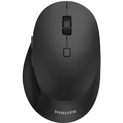 Philips Mouse - Radio Frequency - Optical - 6 Button(s) - Black