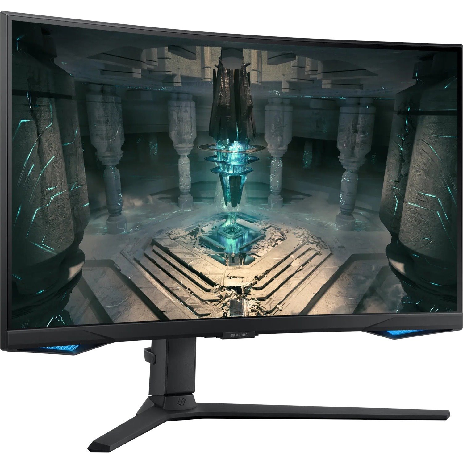 Samsung Odyssey G6 S27BG650EU 27" Class WQHD Curved Screen Smart Gaming LCD Monitor - 16:9 - Black