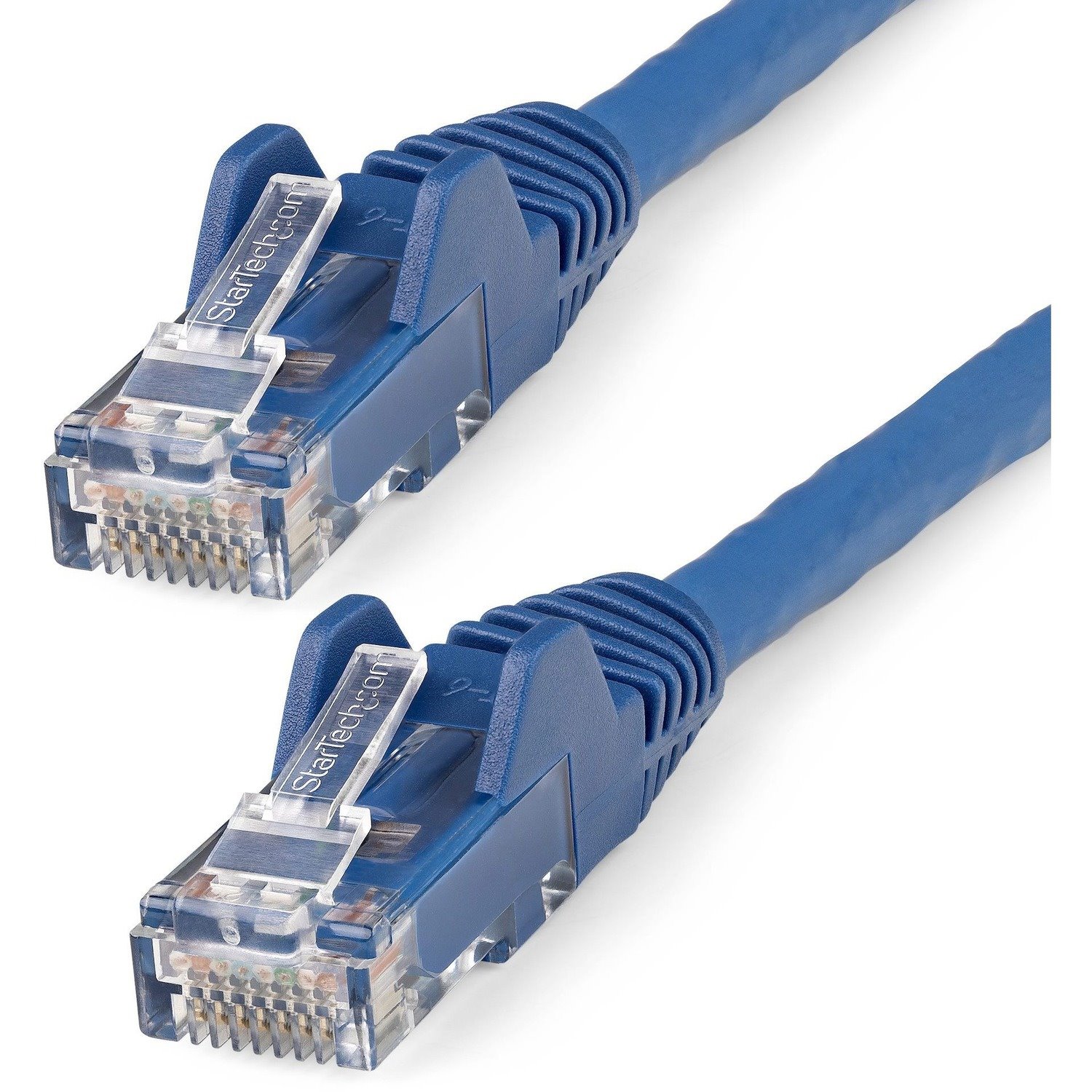 StarTech.com 50cm CAT6 Ethernet Cable, LSZH (Low Smoke Zero Halogen), 10 GbE Snagless 100W PoE UTP RJ45 Blue CAT 6 Network Patch Cord, ETL
