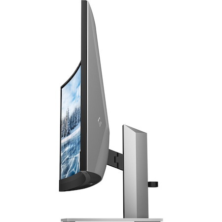 HP Z34c G3 34" Class Webcam WQHD Curved Screen LCD Monitor - 21:9 - Black/Silver
