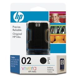 HP 2 Original Inkjet Ink Cartridge - Black Pack