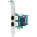 Axiom 10/100/1000Mbs Dual Port RJ45 PCIe x4 NIC Card for IBM - 42C1780