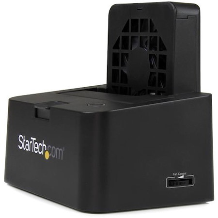 StarTech.com Drive Dock SATA/600 - USB 3.2 (Gen 1) Type B, eSATA Host Interface - Black