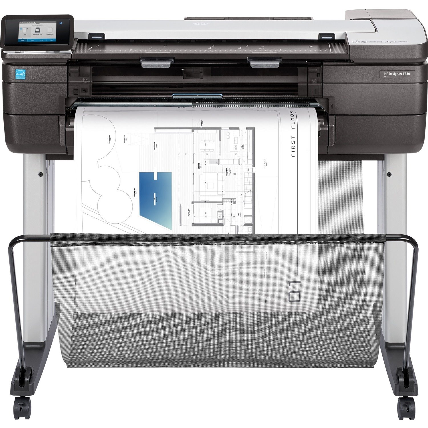 Hp designjet t830 как сканировать