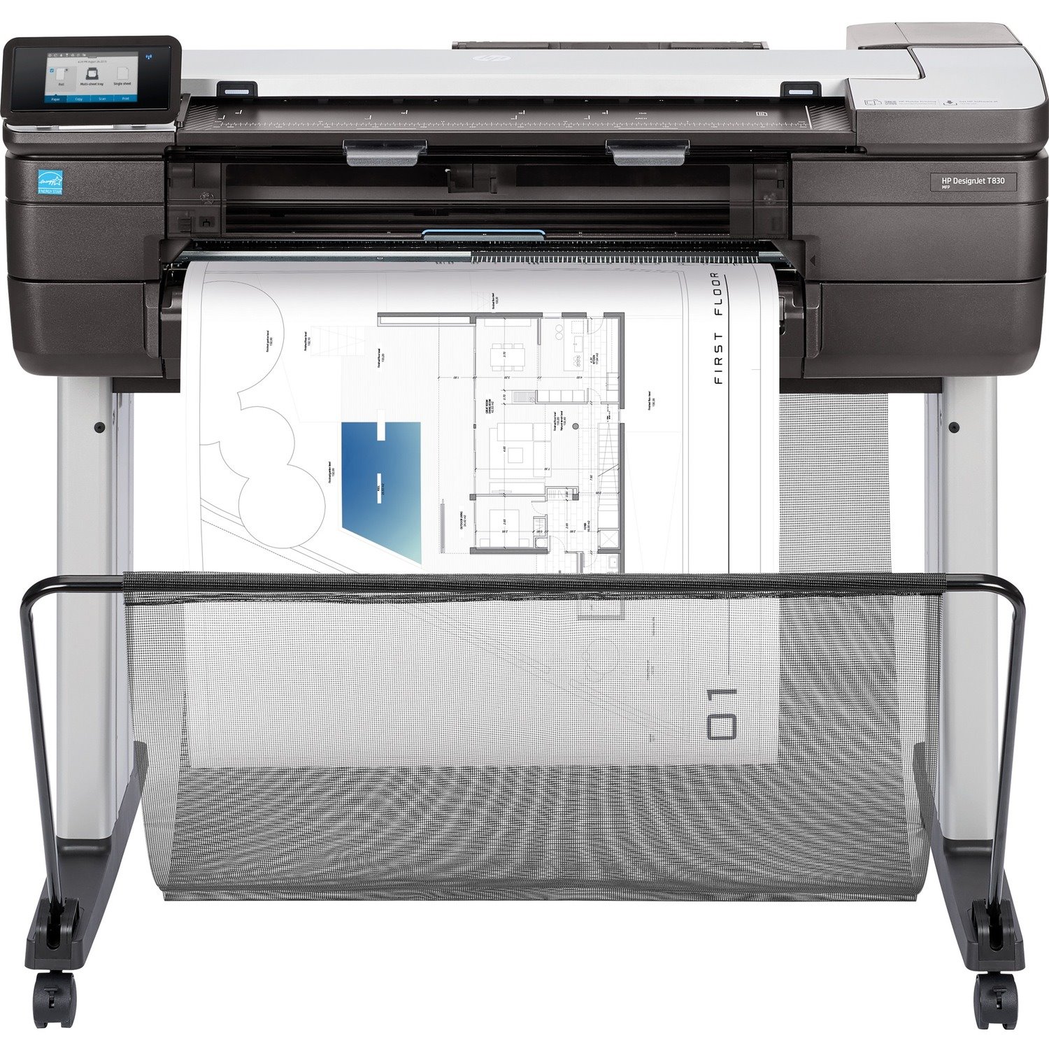 HP Designjet T830 Inkjet Large Format Printer - 609.60 mm (24") Print Width - Colour