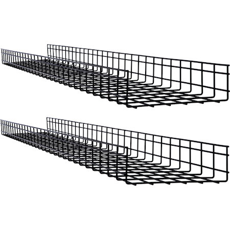 Tripp Lite by Eaton Wire Mesh Cable Tray - 300 x 100 x 1500 mm (12 in. x 4 in. x 5 ft.), 2-Pack