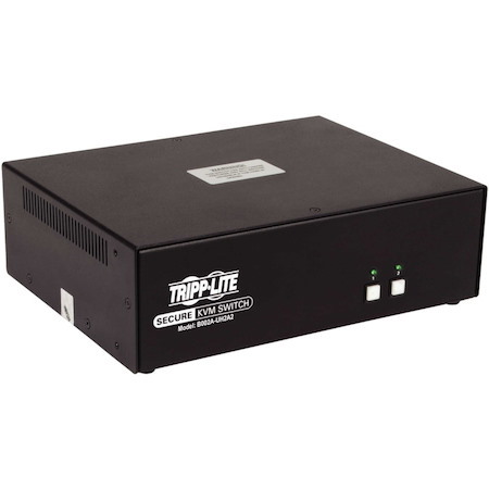 Tripp Lite by Eaton Secure KVM Switch, 2-Port, Dual-Monitor, HDMI, 4K, NIAP PP3.0, Audio, TAA