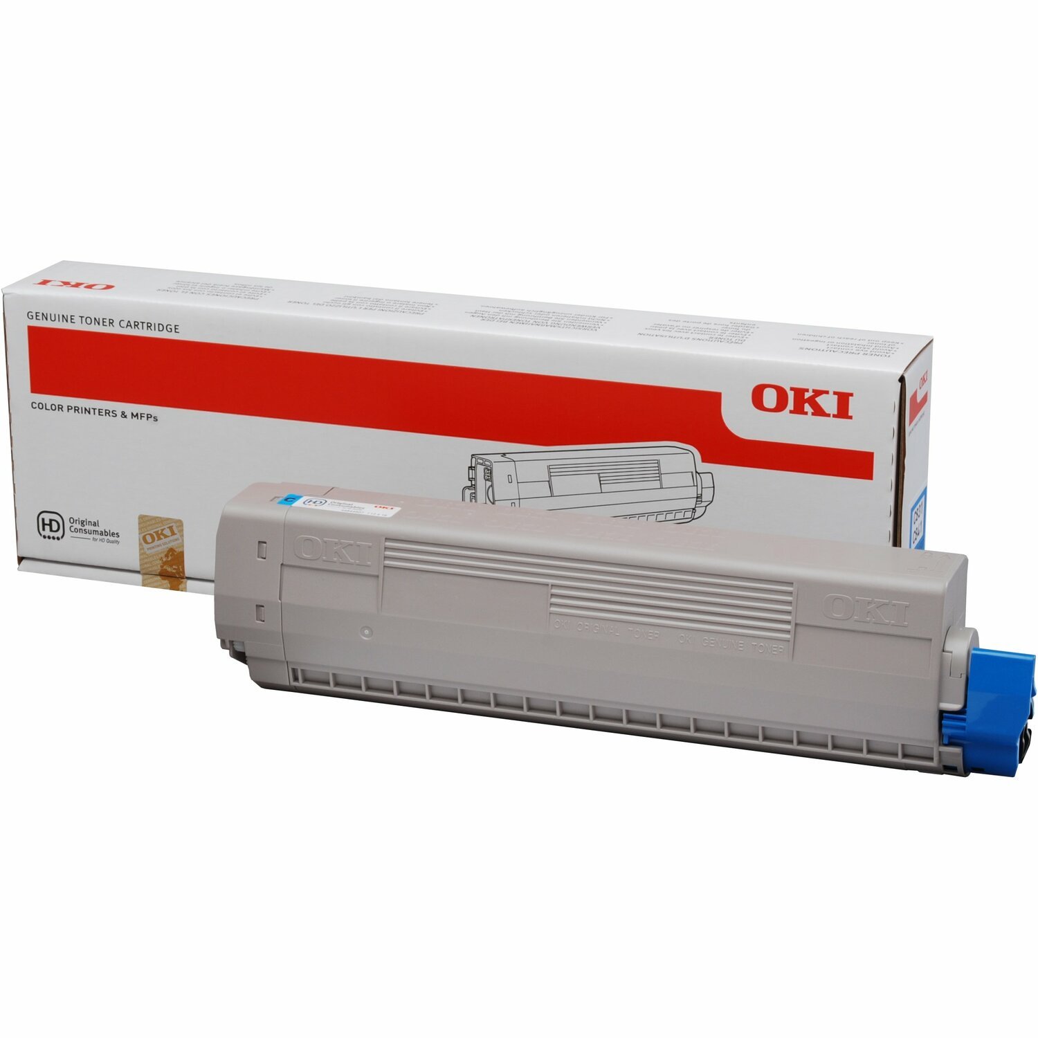 Oki Original LED Toner Cartridge - Cyan Pack