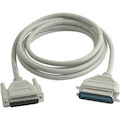C2G 30ft IEEE-1284 DB25 Male to Centronics 36 Male Parallel Printer Cable