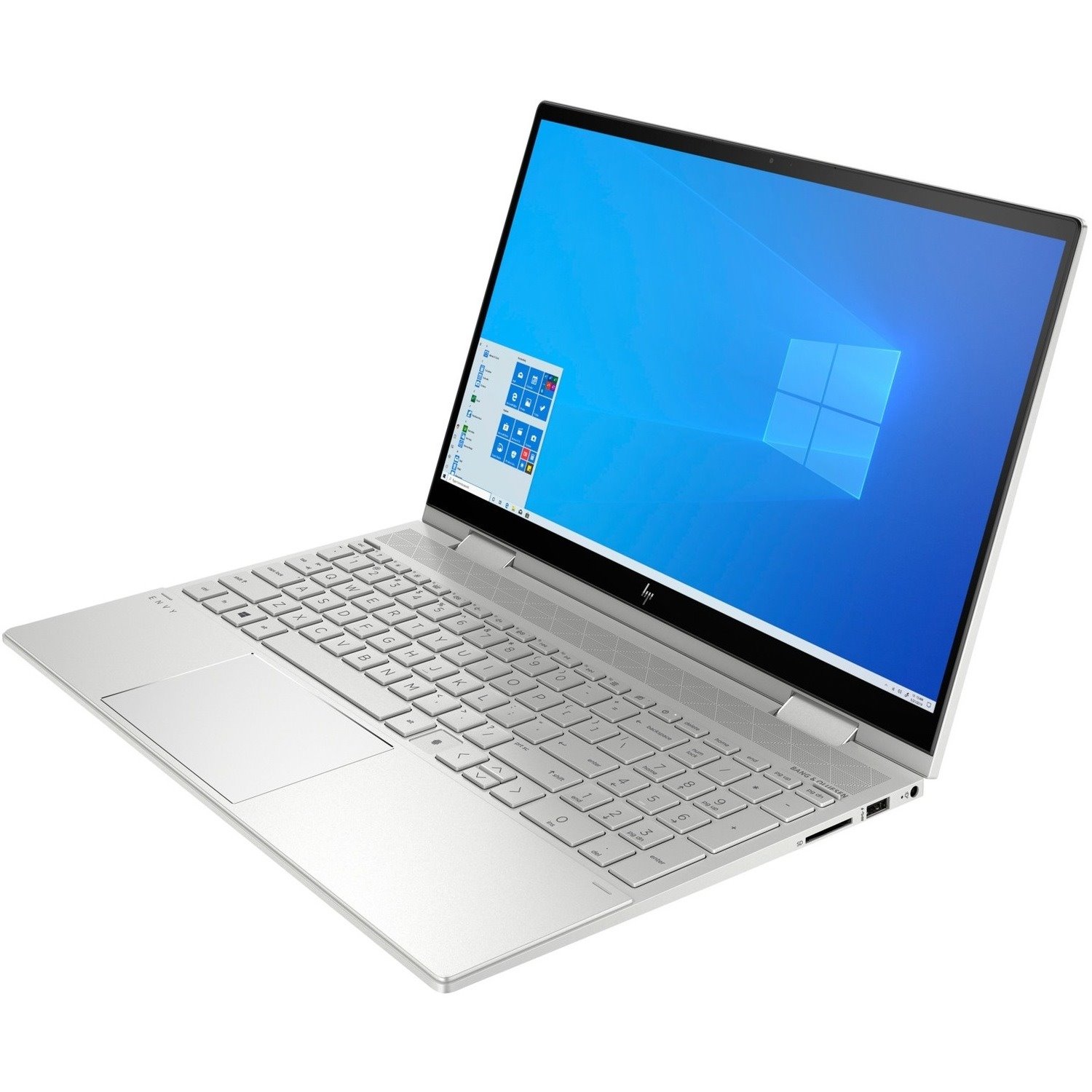 HP ENVY x360 15-ed1000 15-ed1071cl 15.6" Touchscreen Convertible 2 in 1 Notebook - Full HD - 1920 x 1080 - Intel Core i7 11th Gen i7-1165G7 Quad-core (4 Core) - 16 GB Total RAM - 512 GB SSD - Natural Silver Aluminum - Refurbished