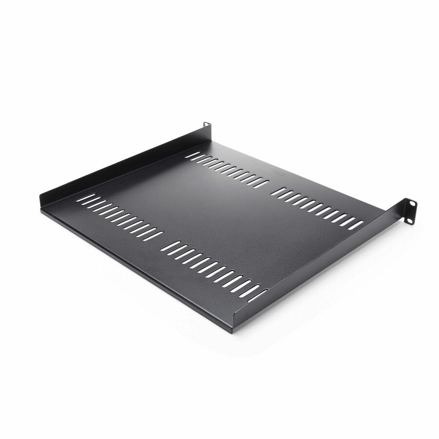 StarTech.com 1U Server Rack Cabinet Shelf - Fixed 16" Deep Cantilever Rackmount Tray for 19" Data/AV/Network Enclosure w/Cage Nuts, Screws