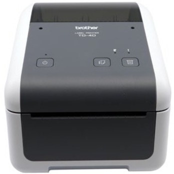 Brother TD-4420DNC Desktop Direct Thermal Printer - Monochrome - Label Print - Ethernet - USB - Serial