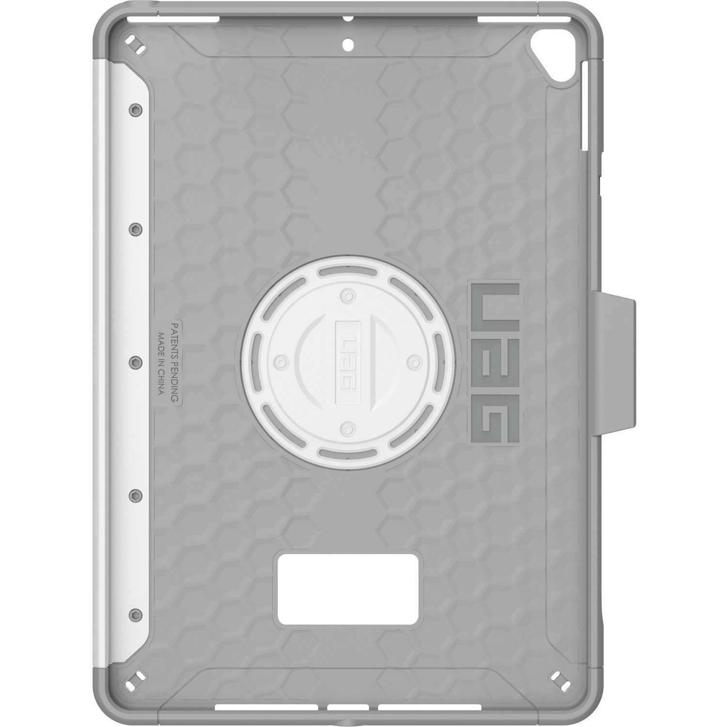 Urban Armor Gear Scout Carrying Case for 25.9 cm (10.2") Apple iPad (9th Generation), iPad (7th Generation), iPad (8th Generation) Tablet - White, Grey