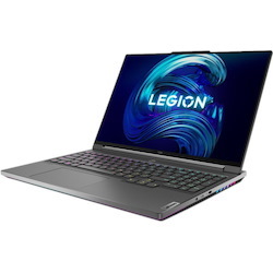 Lenovo Legion 7 16IAX7 82TD0008US 16" Gaming Notebook - WQXGA - 2560 x 1600 - Intel Core i9 12th Gen i9-12900HX Hexadeca-core (16 Core) 2.30 GHz - 32 GB Total RAM - 2 TB SSD - Storm Gray, Black