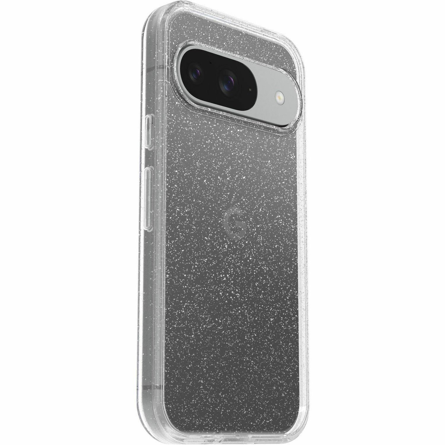 OtterBox Symmetry Series Clear Case for Google Pixel 9, Pixel 9 Pro Smartphone - Stardust (Clear Glitter)