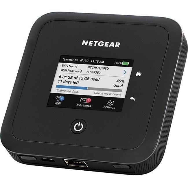 Netgear Nighthawk M5 MR5200 Wi-Fi 6 IEEE 802.11ax Ethernet, Cellular Modem/Wireless Router