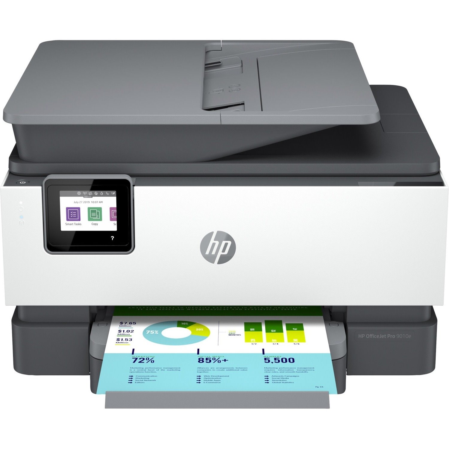 HP Officejet Pro 9010e Wireless Inkjet Multifunction Printer - Colour