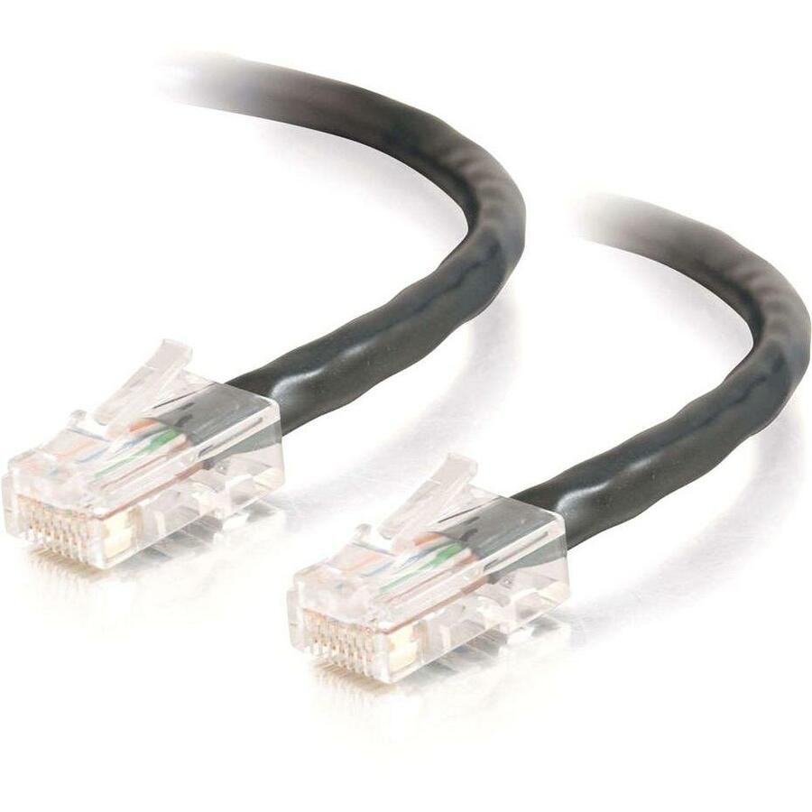 C2G-14ft Cat5e Non-Booted Crossover Unshielded (UTP) Network Patch Cable - Black