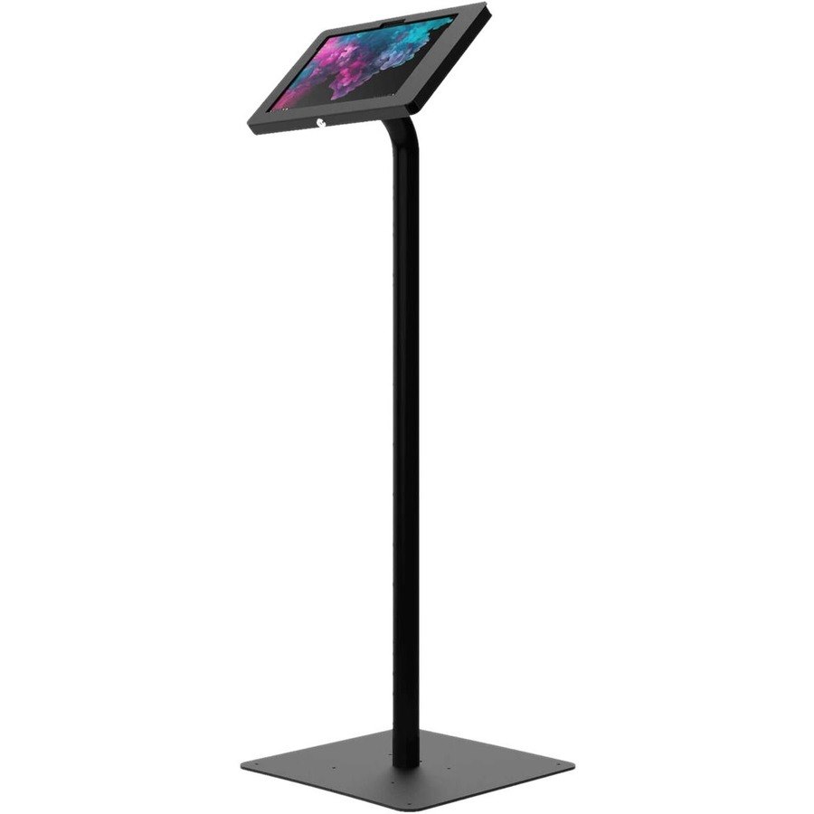 The Joy Factory Elevate II Floor Stand Kiosk for Surface Pro 8 (Black)